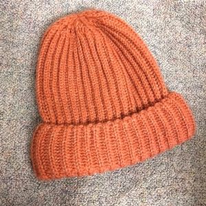 🌟🌟Closet Clearance🌟🌟🌟Orange Fleece Lined Thick Cable Bernie